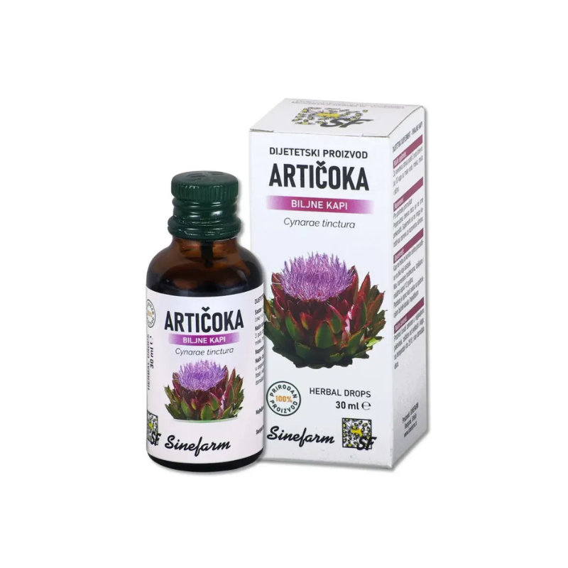 artičoka Artičoka biljne kapi 30ml - Slika 1