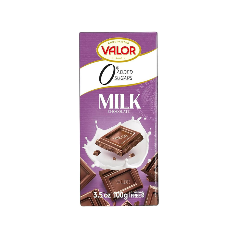 ljub valor Valor mlečna čokolada bez šećera 100g - Slika 1